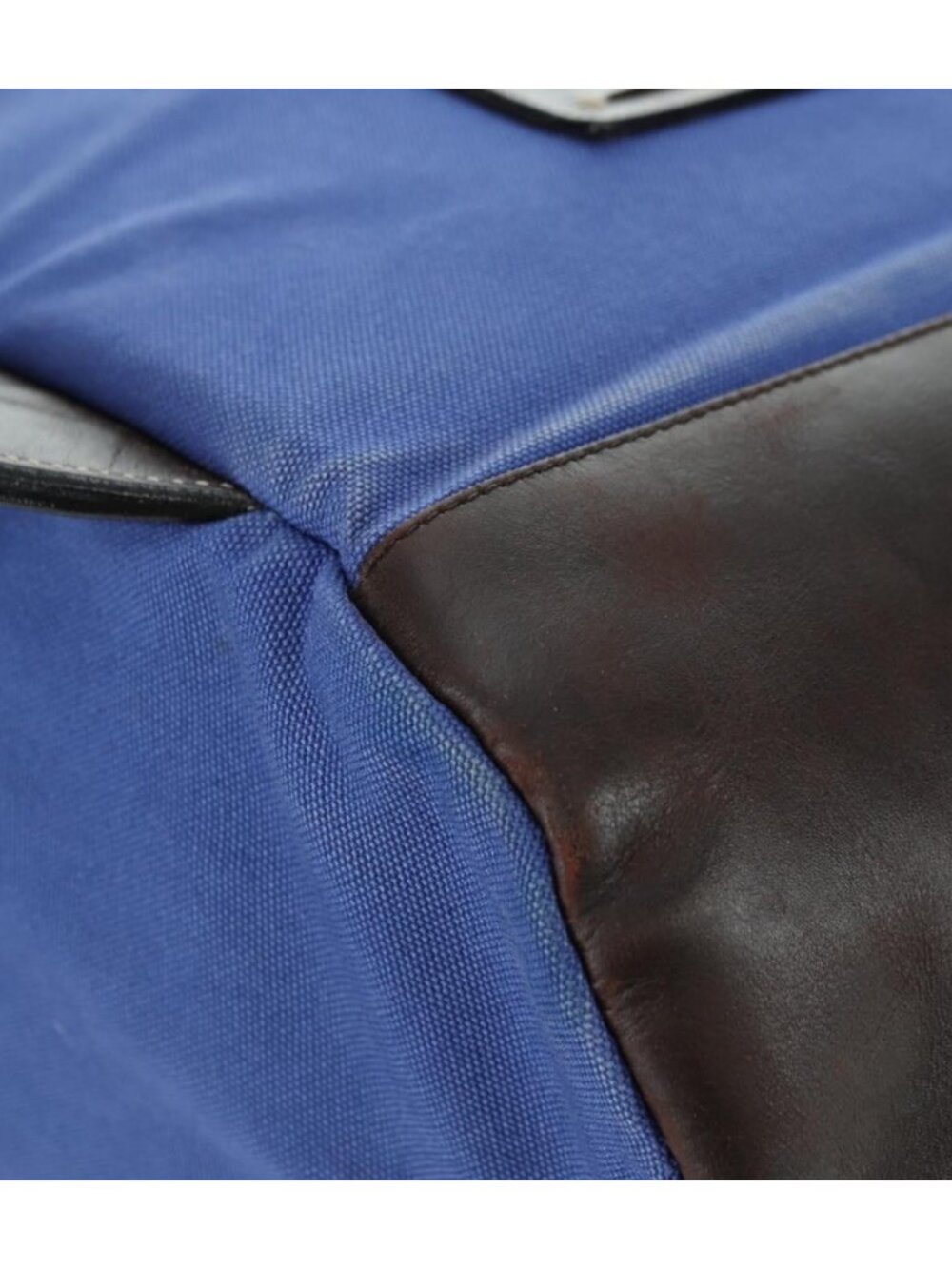 PRADA Backpack Canvas Blue Silver - Picture 11 of 16